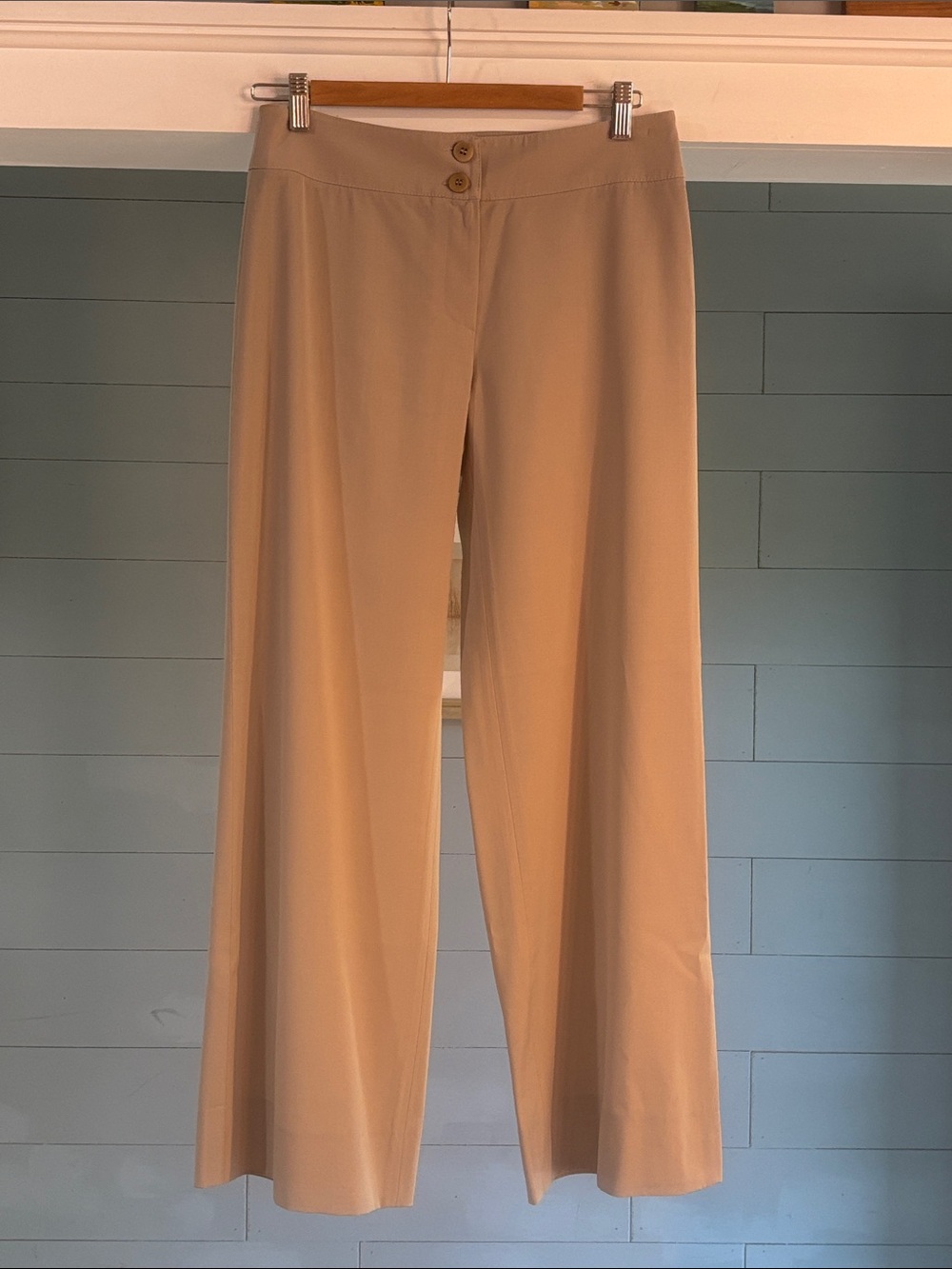 Armani‎ Collezioni Wide-Leg Pants in Beige
